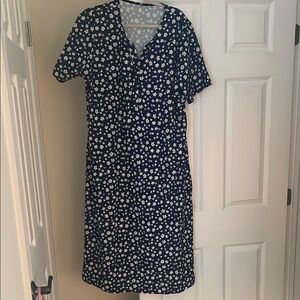 NWT Floral Navy Dress